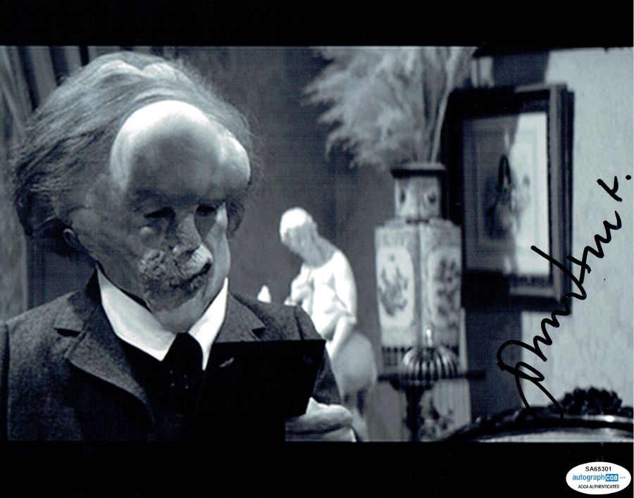 Elephant Man Photograph Display Signed by John Hurt - Memorabilia Framers Shop